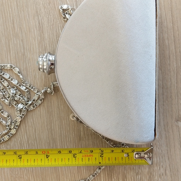 Vintage Carlo Fellini Silver Evening Bag/Clutch - Picture 6 of 7